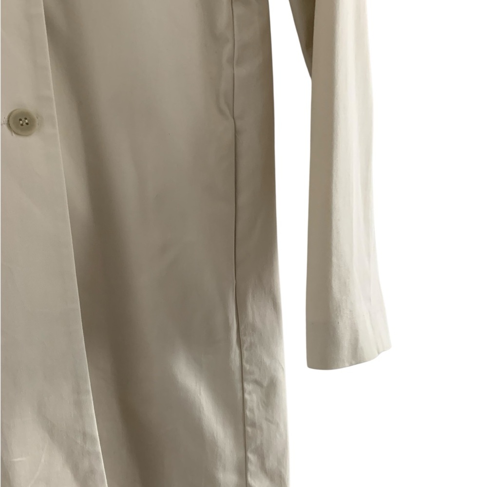 Khaki Stretch Trench Coat - Picture 4 of 8